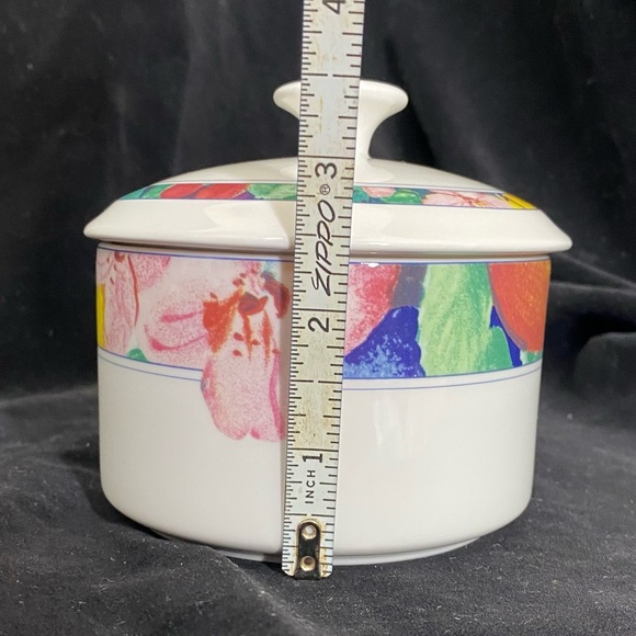 EUC, Mikasa Maxima Fine China Exotic Garden Covered Sugar Bowl - Picture 13 of 14